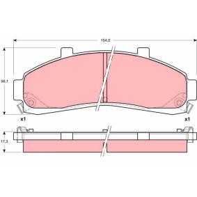 Acquista Kit pastiglie freni da TRW GDB4010 a buon mercato per soli 46,37 €