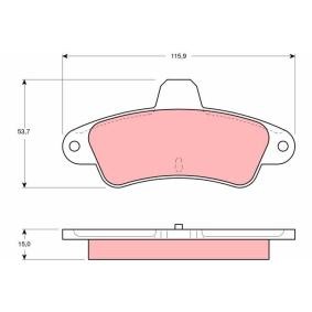 Acquista Kit pastiglie freni da TRW GDB4084 a buon mercato per soli 21,18 €