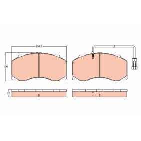 Compre Pastilhas de travão da TRW GDB5070 a um preço baixo por 97,92 €