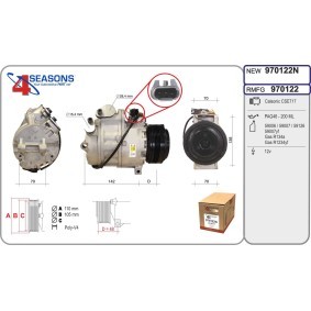 Compre Compressor, ar condicionado da AHE 970122N a um preço baixo por 579,14 €