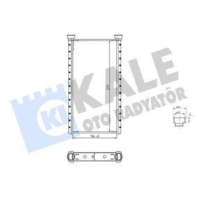 Acquista Scambiatore calore per riscaldamento abitacolo da KALE OTO RADYATOR 370680 a buon mercato per soli 44,19 €