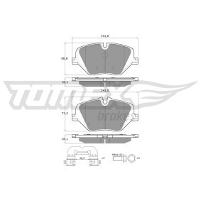 Acquista Kit pastiglie freni da TOMEX brakes TX 60-75 a buon mercato per soli 41,69 €