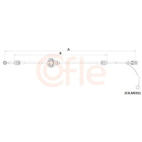 Seilzug, Schaltgetriebe 92.2CB.ME011