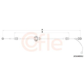 Seilzug, Schaltgetriebe 92.2CB.ME012