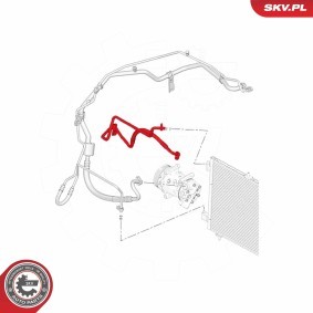 Osta Korkeapaine- / matalapainejohto, ilmastointilaite ESEN SKV:llä 43SKV597 edullisesti hintaan 43,10 €