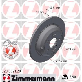 Bremsscheibe 320.3821.20