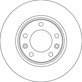 Bremsscheibe von TRW DF6780