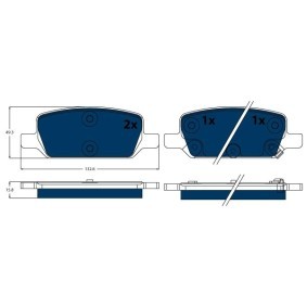 Acquista Kit pastiglie freni da TRW GDB2380BTE a buon mercato per soli 59,69 €