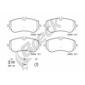 Compre Pastilhas de travão da BRECK 22802 00 653 00 a um preço baixo por 49,89 €