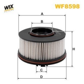 Achetez des Filtre à carburant WIX FILTERS WF8598 à prix pour 65,70 €