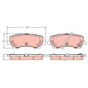 Acquista Kit pastiglie freni da TRW GDB2388 a buon mercato per soli 47,05 €