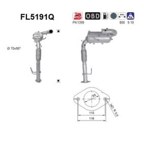 Køb Partikelfilter af AS FL5191Q til den lave pris 9175,46 DKK