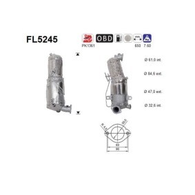 Compre Filtro de partículas da AS FL5245 a um preço baixo por 1657,65 €