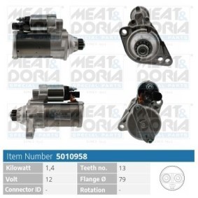 Köp Startmotor av MEAT & DORIA 5010958 till det låga priset 2065,36 kr