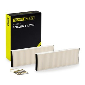 Osta Suodatin, sisäilma RIDEX PLUS:llä 424I0038P edullisesti hintaan 18,46 €