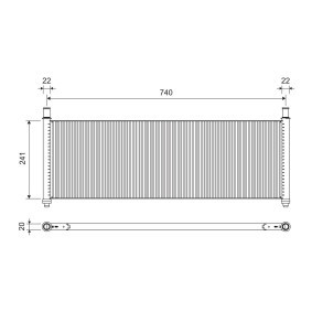 Acquista Radiatore motore da VALEO 701319 a buon mercato per soli 281,96 €