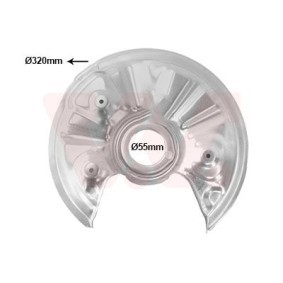 Compre Chapa deflectora, disco de travão da VAN WEZEL 0372373 a um preço baixo por 20,07 €
