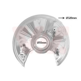Compre Chapa deflectora, disco de travão da VAN WEZEL 0372374 a um preço baixo por 20,07 €