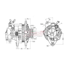 Lichtmaschine XAL10135AD für MITSUBISHI