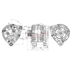 Lichtmaschine XAL10312AD für OPEL