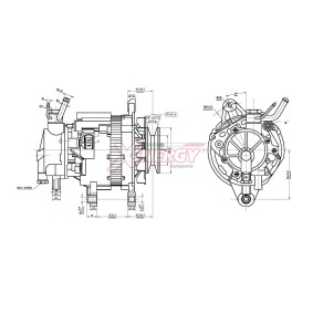 Lichtmaschine XAL10335AD für MITSUBISHI