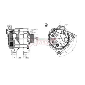 Lichtmaschine XAL11015AD für PEUGEOT