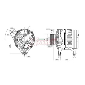 Lichtmaschine XAL11210AD für IVECO