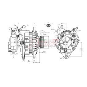 Lichtmaschine XAL11332AD für MITSUBISHI