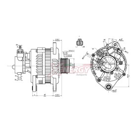 Lichtmaschine XAL13620AD für OPEL