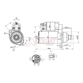 Köp Startmotor av AP XENERGY XST12510AD till det låga priset 1222,79 kr