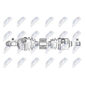 Acquista Semiasse da NTY NPW-FT-081 a buon mercato per soli 161,42 €