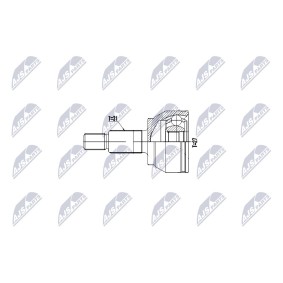 Achetez des Jeu de joints, arbre de transmission NTY NPZ-LR-019 à prix pour 44,76 €
