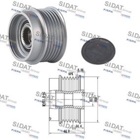Generatorfreilauf 455301 von SIDAT günstig für 29,88 € online kaufen