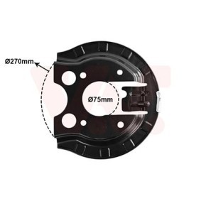 Comprar Chapa protectora contra salpicaduras, disco de freno de VAN WEZEL 4040373 a bajo precio de 21,96 €