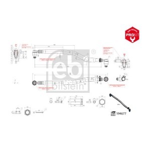 Compre Barra de direcção da FEBI BILSTEIN 194677 a um preço baixo por 120,07 €