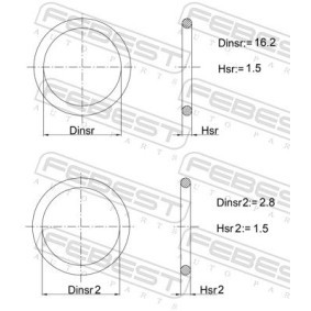 Dichtungssatz, Einspritzdüse 27400-002-KIT