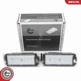 Compre Luz de matricula de ESEN SKV online para Logan Pick-up (US_) a preços moderados