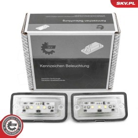 Kennzeichenbeleuchtung für MERCEDES-BENZ von ESEN SKV