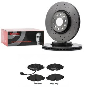 Comprar Kit de discos de freno y pastillas de BREMBO BRB3405N0244 a bajo precio de 221,36 €
