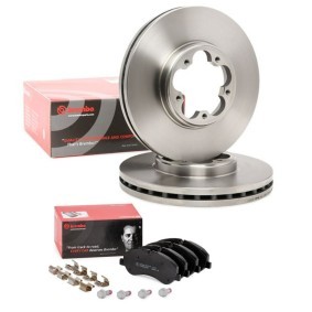 Osta BREMBO Jarrulevyt ja -palat netistä Transit Custom V362 Bussi (F3)-mallille edulliseen hintaan