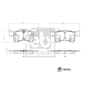 Bremsbeläge von FEBI BILSTEIN
