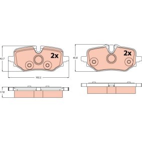 Bremsbeläge GDB2573