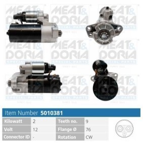 Köp Startmotor av MEAT & DORIA 5010381 till det låga priset 1772,15 kr