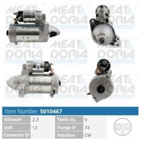 Köp Startmotor av MEAT & DORIA 5010467 till det låga priset 2349,91 kr