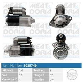 Anlasser 5035749 für Grand Vitara II SUV (JT, TE, TD) für 163,95 CHF