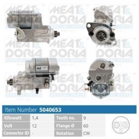 Köp Startmotor av MEAT & DORIA 5040653 till det låga priset 2334,45 kr
