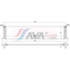 Acquista Radiatore motore da AVA COOLING SYSTEMS TE2004 a buon mercato per soli 245,34 €