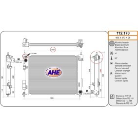 Achetez des Radiateur de chez AHE en ligne pour i20 III (BC3, BI3) à prix modérés