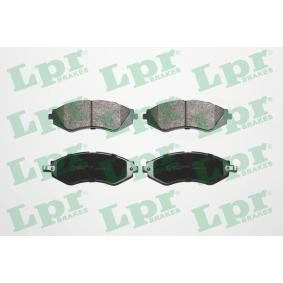 Achetez des Plaquettes de frein LPR 05P1208 à prix pour 27,63 €