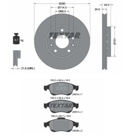 Bremsscheiben und -beläge TXR3405N0002